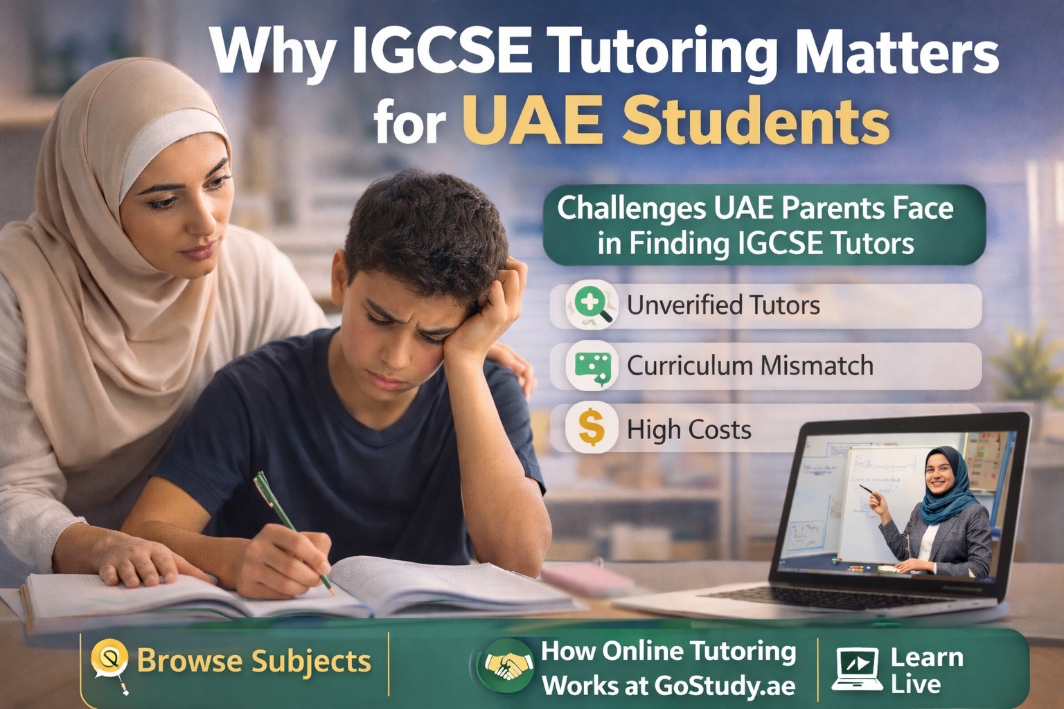 Why IGCSE Tutoring Matters for UAE Students